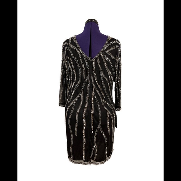 NWT J Kara beaded formal dress, cocktail dress, petite, size 16p, weddin… - Picture 6 of 8